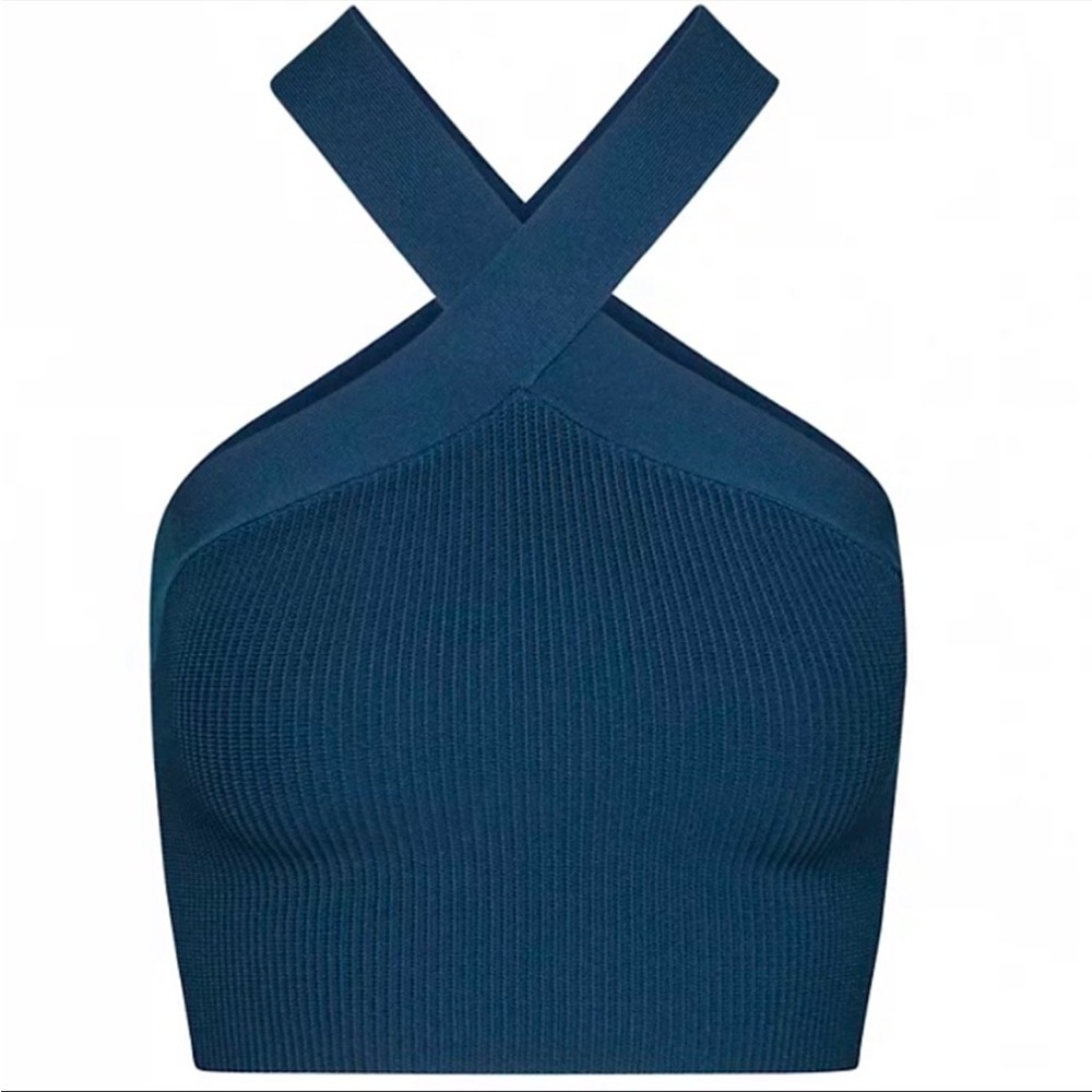 Aritzia Babaton- Sculpt Knit Criss Cross Tank